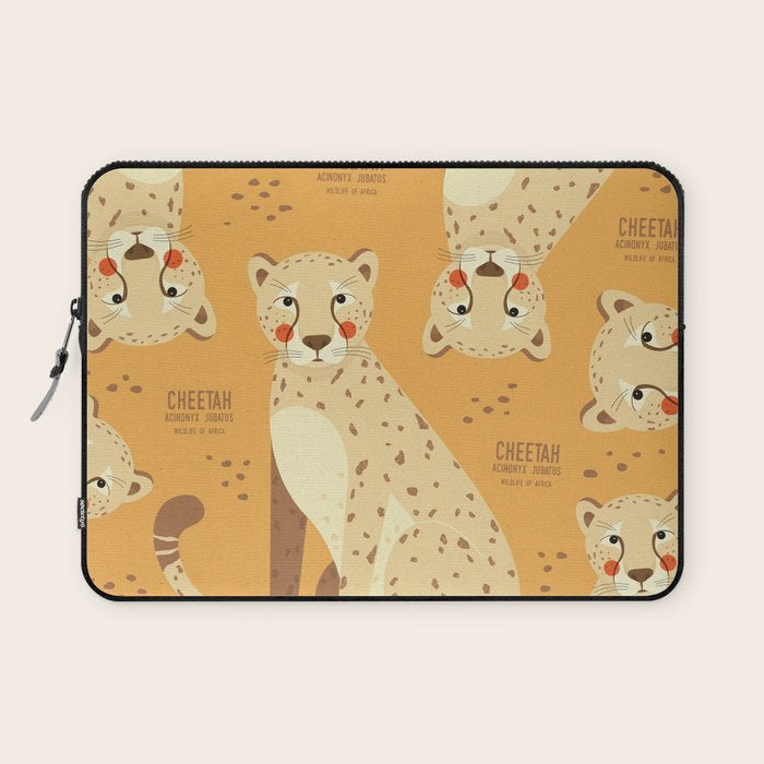 Cheetah, Wildlife of Africa Laptop Sleeve Gallery Image 1