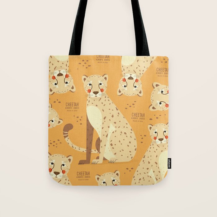 Cheetah, Wildlife of Africa Tote Bag Gallery Image 1