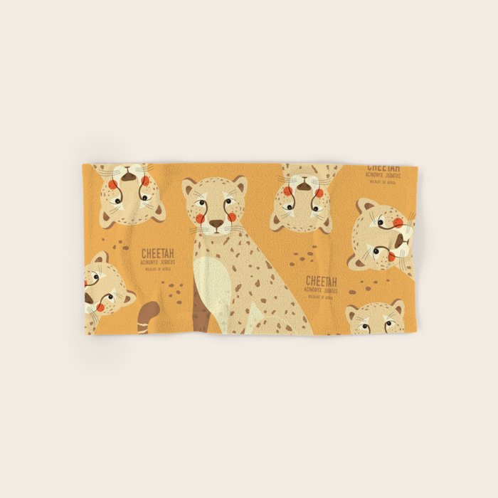 Cheetah, Wildlife of Africa Bath Towel Gallery Image 1