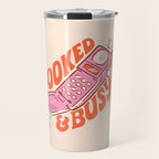 BOOKED AND BUSY (IN CREAM) Travel Mug Gallery Image 1