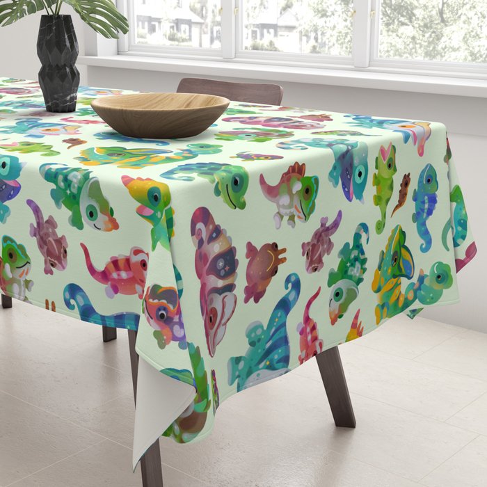 Chameleon - bright Tablecloth Gallery Image 3
