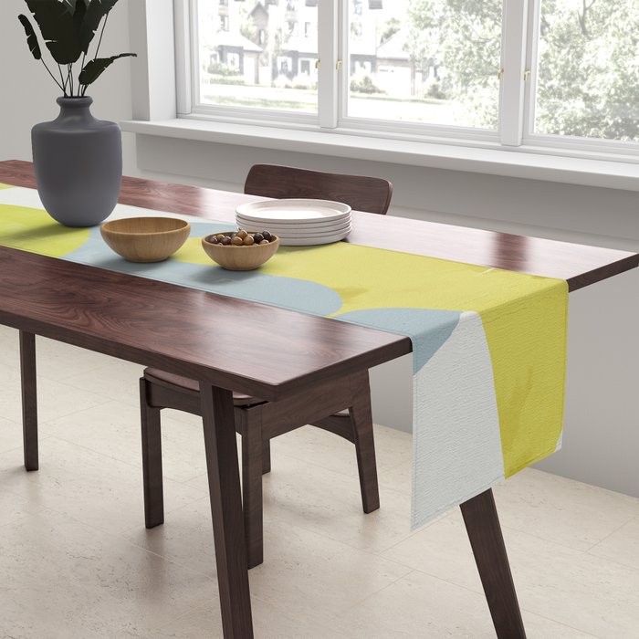 mid mod pastel 3 Table Runner Gallery Image 2