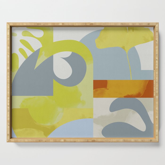 mid mod pastel 3 Serving Tray Gallery Image 1