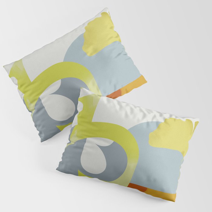 mid mod pastel 3 Pillow Sham Gallery Image 3