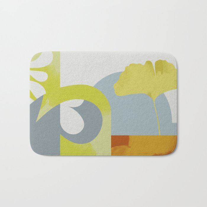 mid mod pastel 3 Bath Mat Gallery Image 1