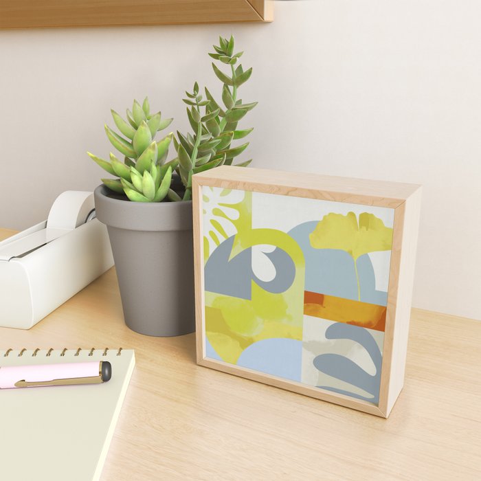 mid mod pastel 3 Mini Art Print Gallery Image 2
