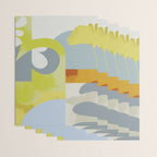 mid mod pastel 3 Wrapping Paper Gallery Image 3