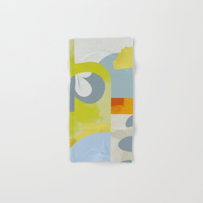 mid mod pastel 3 Bath Towel Gallery Image 1