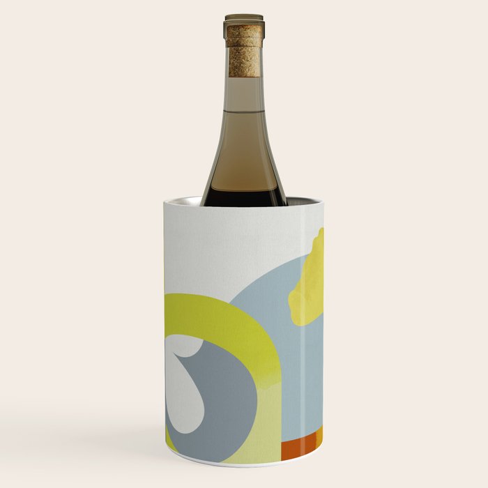 mid mod pastel 3 Wine Chiller Gallery Image 1