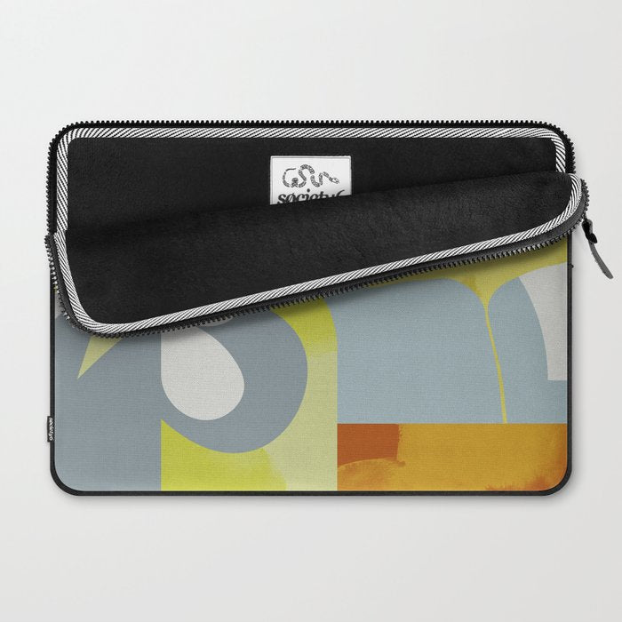 mid mod pastel 3 Laptop Sleeve Gallery Image 2