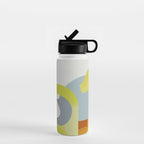 mid mod pastel 3 Water Bottle Gallery Image 1