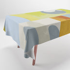 mid mod pastel 3 Tablecloth Gallery Image 1