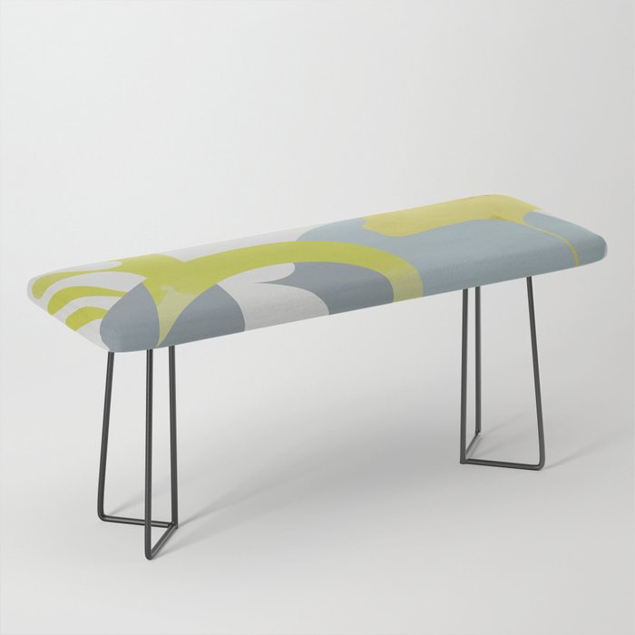 mid mod pastel 3 Bench Gallery Image 1