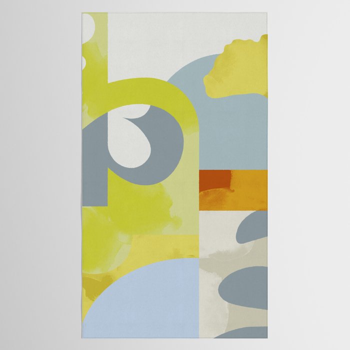 mid mod pastel 3 Tablecloth Gallery Image 2