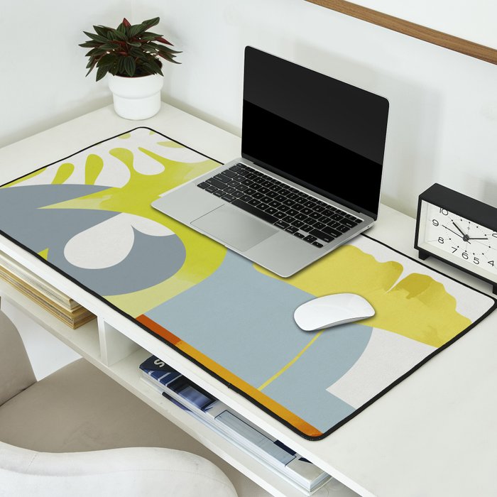 mid mod pastel 3 Desk Mat Gallery Image 2