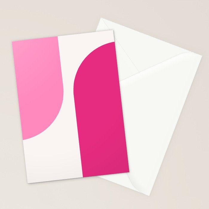 Modern Minimal Arch Abstract XCIII Stationery Card Gallery Image 2