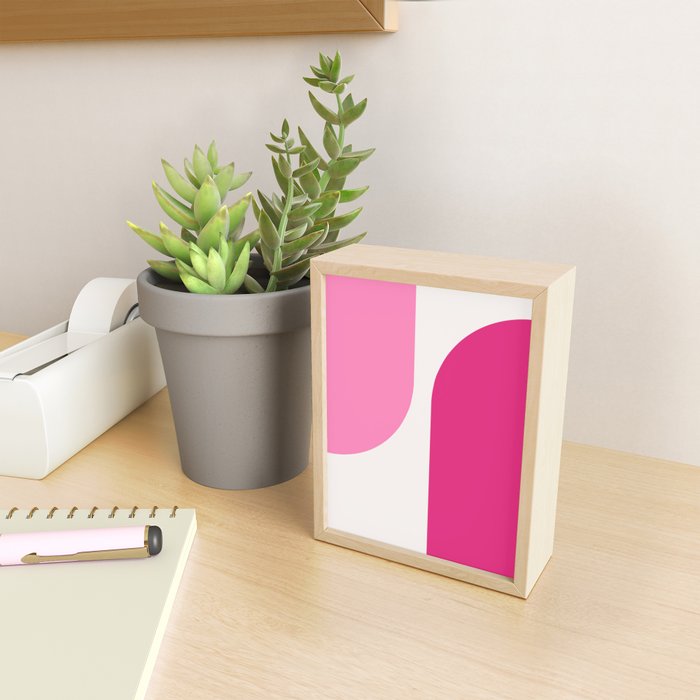 Modern Minimal Arch Abstract XCIII Mini Art Print Gallery Image 2