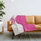 Modern Minimal Arch Abstract XCIII Throw Blanket Gallery Image 1