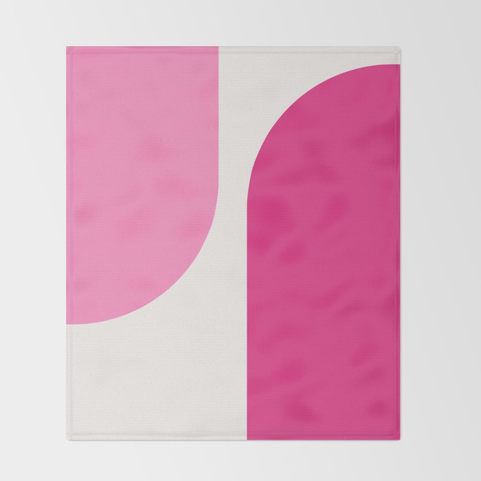 Modern Minimal Arch Abstract XCIII Throw Blanket Gallery Image 2