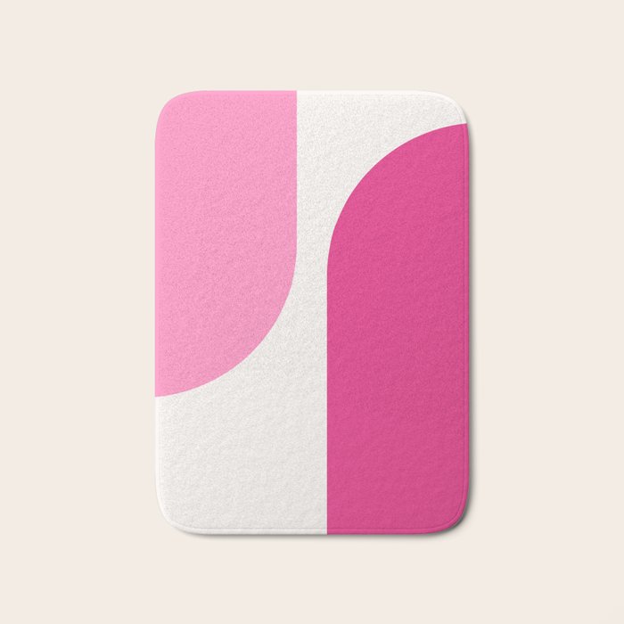 Modern Minimal Arch Abstract XCIII Bath Mat Gallery Image 1