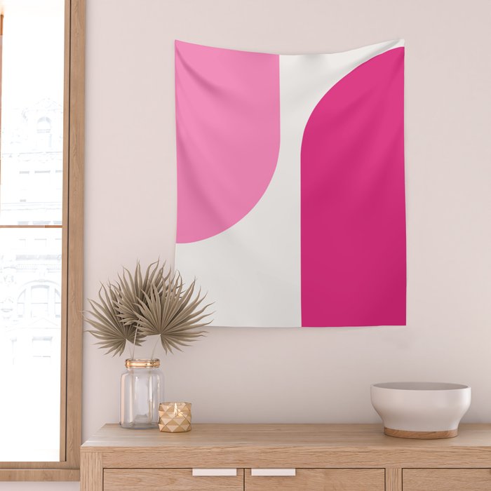 Modern Minimal Arch Abstract XCIII Wall Tapestry Gallery Image 2