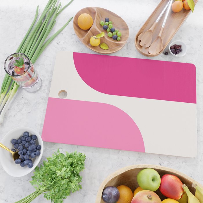 Modern Minimal Arch Abstract XCIII Cutting Board Gallery Image 2
