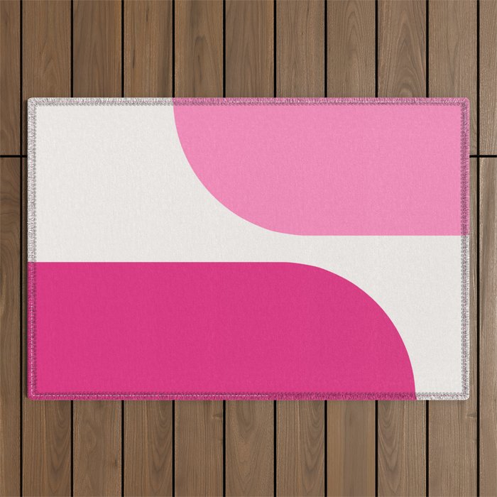 Modern Minimal Arch Abstract XCIII Outdoor Rug Gallery Image 1