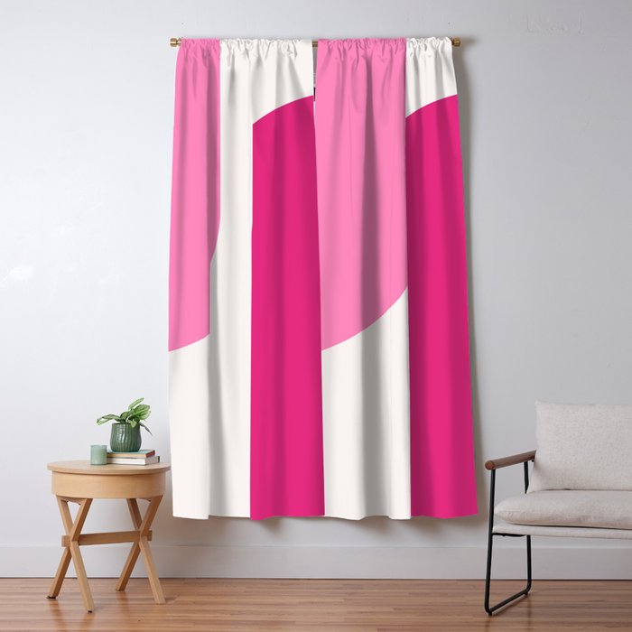 Modern Minimal Arch Abstract XCIII Window Curtain Gallery Image 1
