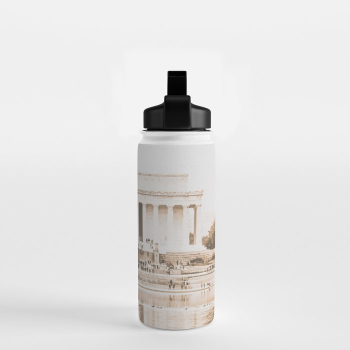 Lincoln Memorial at Dusk Water Bottle Gallery Image 2