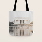 Lincoln Memorial at Dusk Tote Bag Gallery Image 1