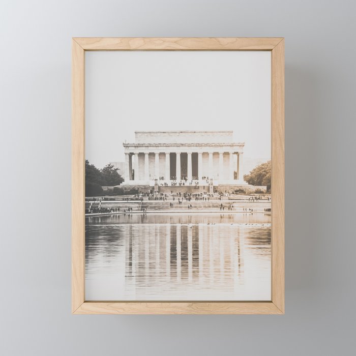 Lincoln Memorial at Dusk Mini Art Print Gallery Image 1