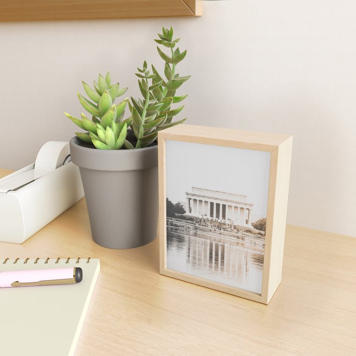 Lincoln Memorial at Dusk Mini Art Print Gallery Image 2