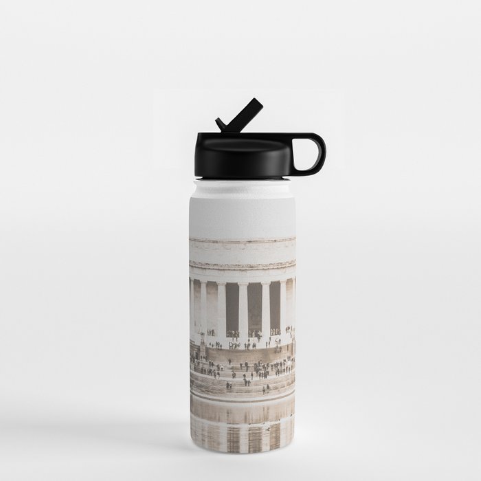 Lincoln Memorial at Dusk Water Bottle Gallery Image 1