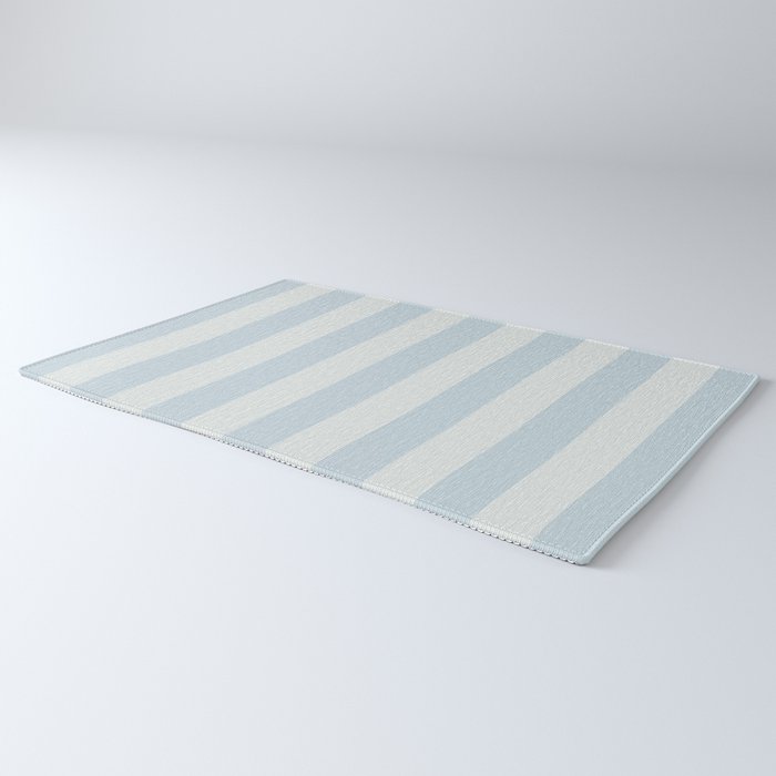 Light Blue Stripes Rug Gallery Image 3