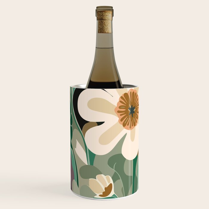 Seattle Flower Market Print Wine Chiller Gallery Image 1