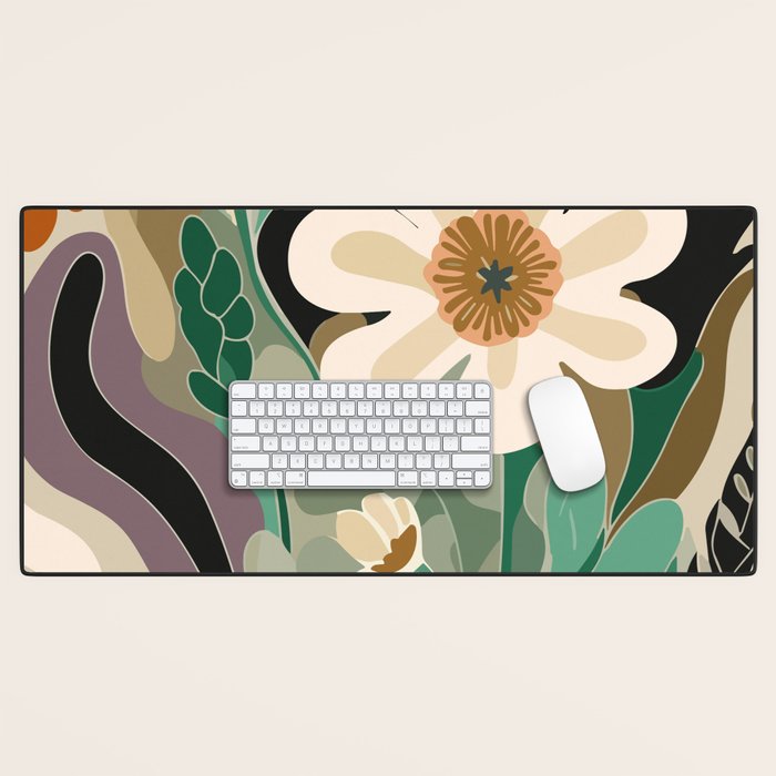 Seattle Flower Market Print Desk Mat Gallery Image 1