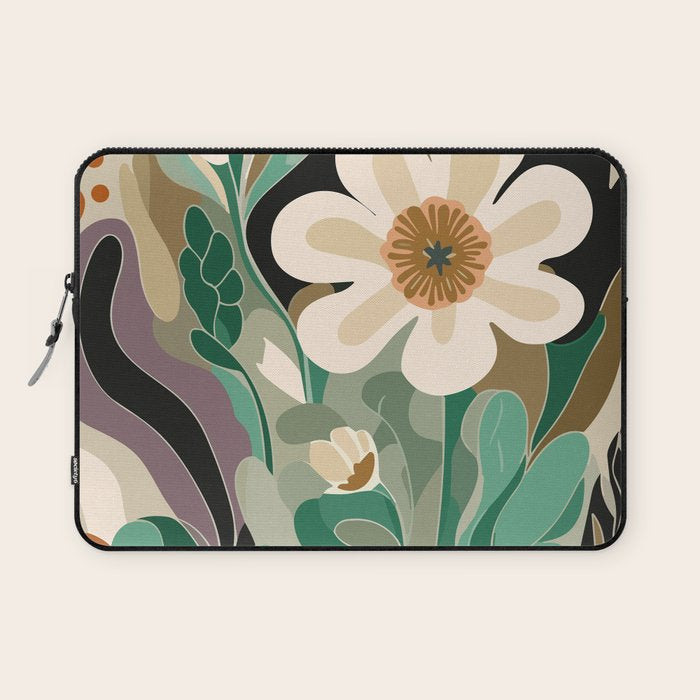 Seattle Flower Market Print Laptop Sleeve Gallery Image 1