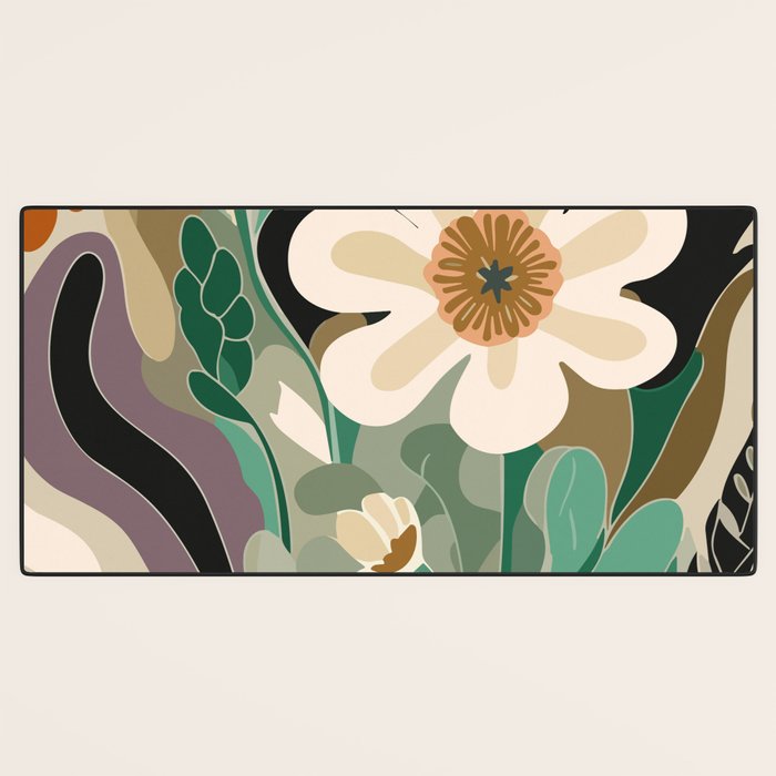 Seattle Flower Market Print Desk Mat Gallery Image 3