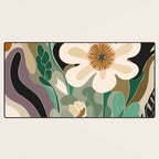 Seattle Flower Market Print Desk Mat Gallery Image 3