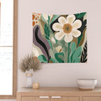 Seattle Flower Market Print Wall Tapestry Gallery Image 2