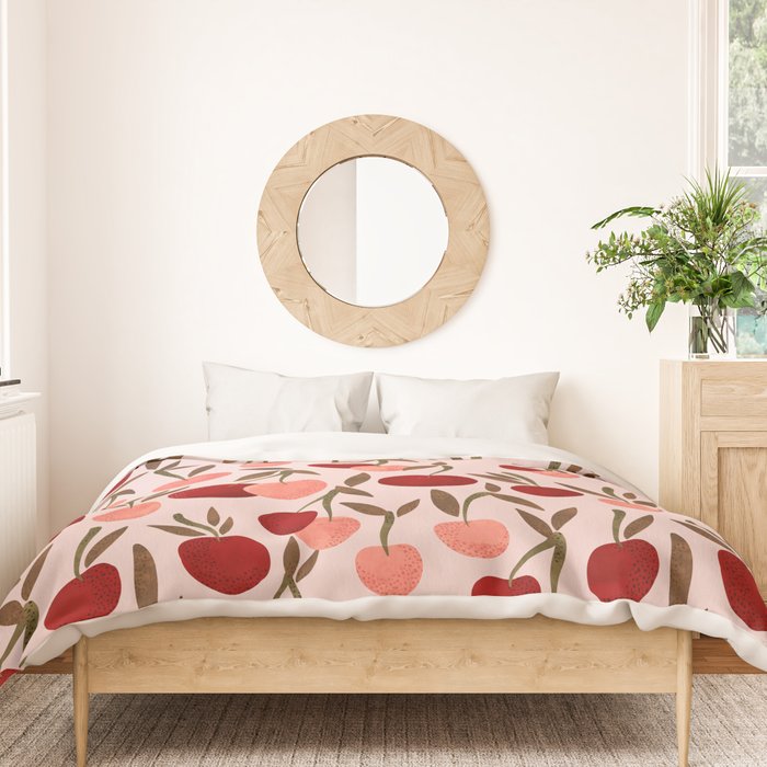 Cherry Collection - Blush Duvet Cover Gallery Image 3