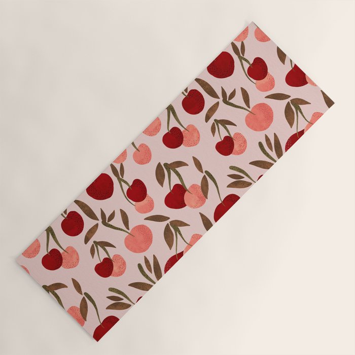 Cherry Collection - Blush Yoga Mat Gallery Image 1