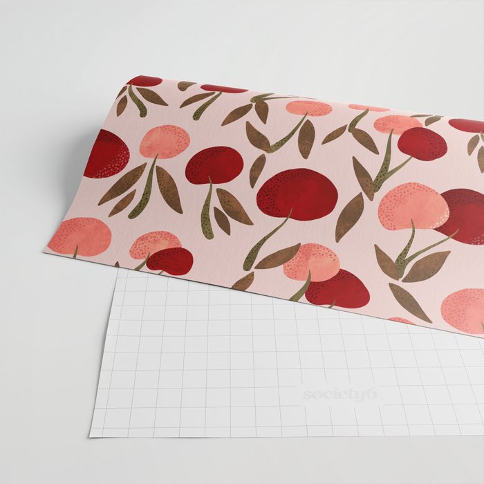 Cherry Collection - Blush Wrapping Paper Gallery Image 2