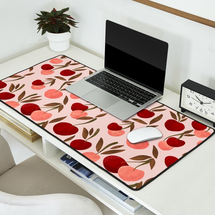 Cherry Collection - Blush Desk Mat Gallery Image 2