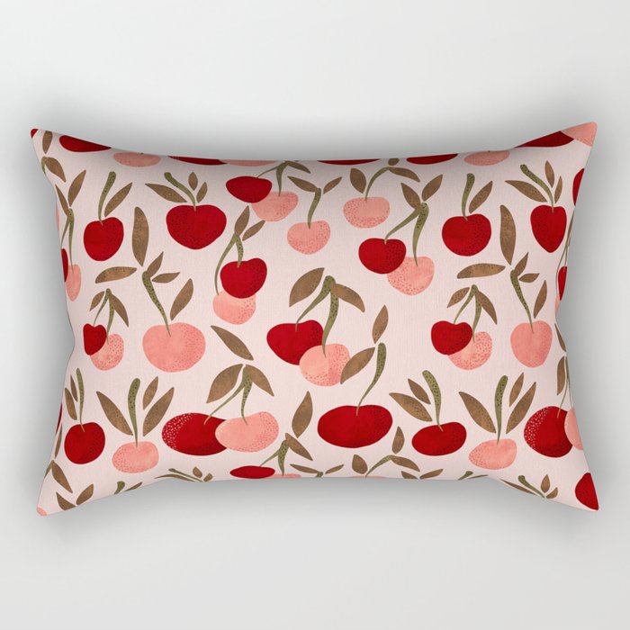 Cherry Collection - Blush Rectangular Pillow Gallery Image 2