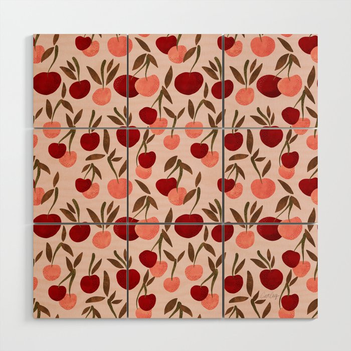 Cherry Collection - Blush Wood Wall Art Gallery Image 1