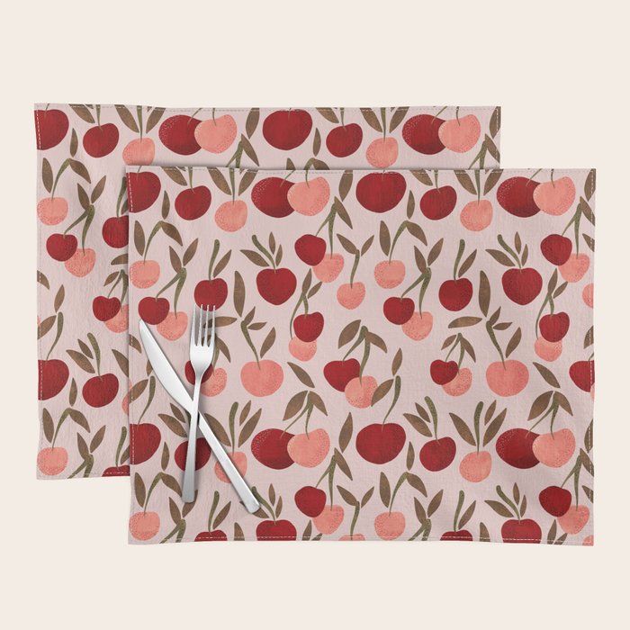 Cherry Collection - Blush Placemat Gallery Image 1