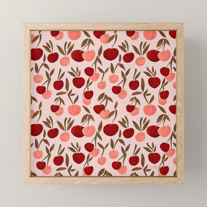 Cherry Collection - Blush Mini Art Print Gallery Image 1