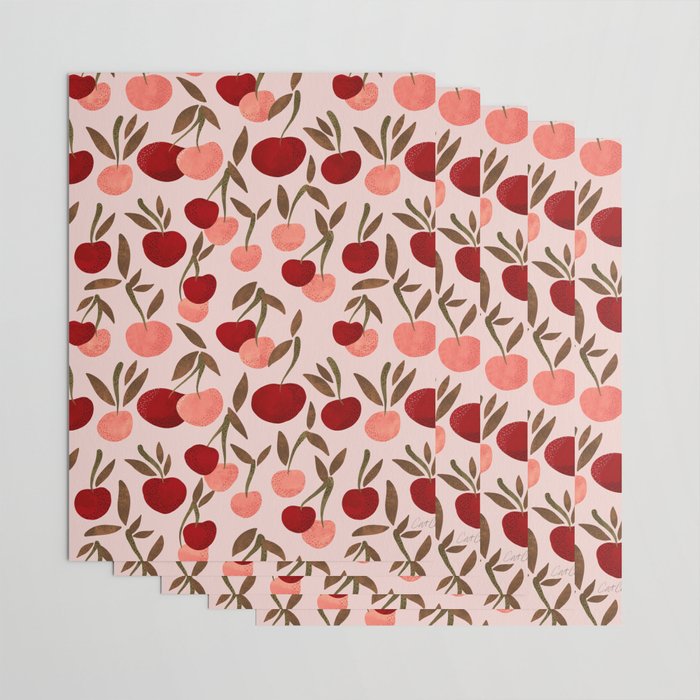 Cherry Collection - Blush Wrapping Paper Gallery Image 3