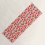 Cherry Kitsch on Pink Yoga Mat Gallery Image 1